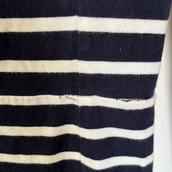 J Crew navy and white striped dress - Picture 3 of 5